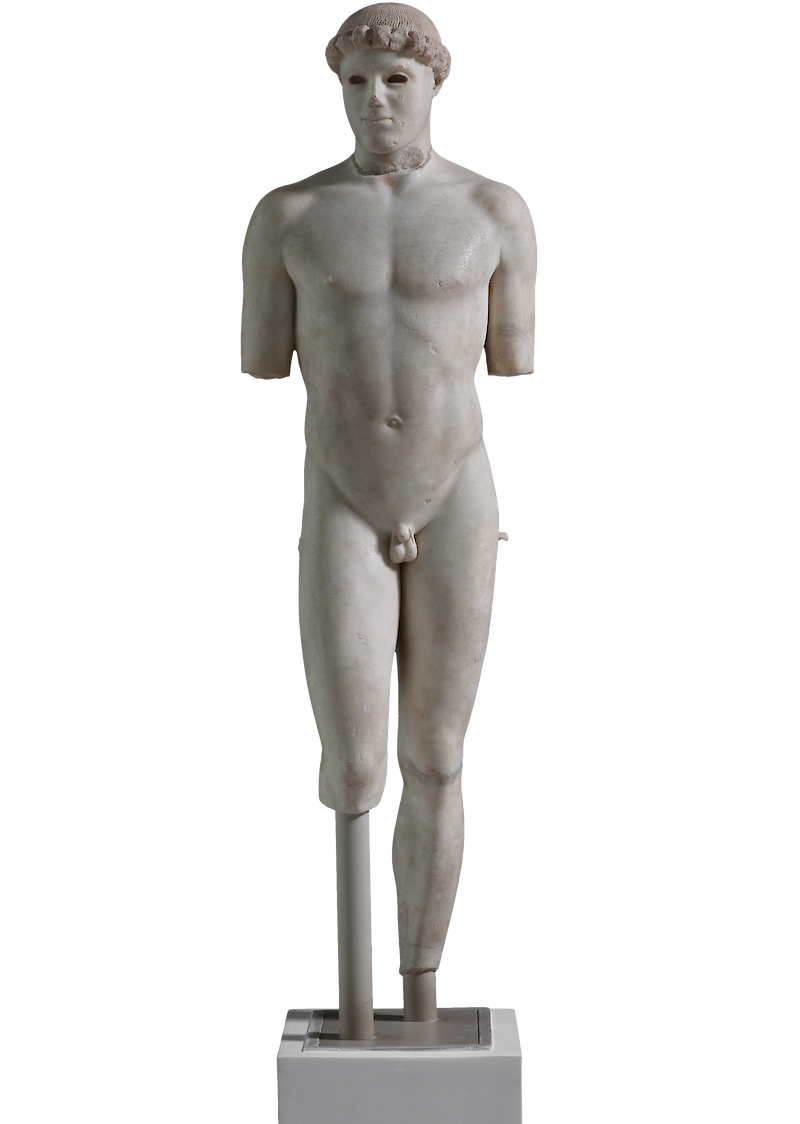 Statue of a Youth, "Kritios Boy" scale comparison