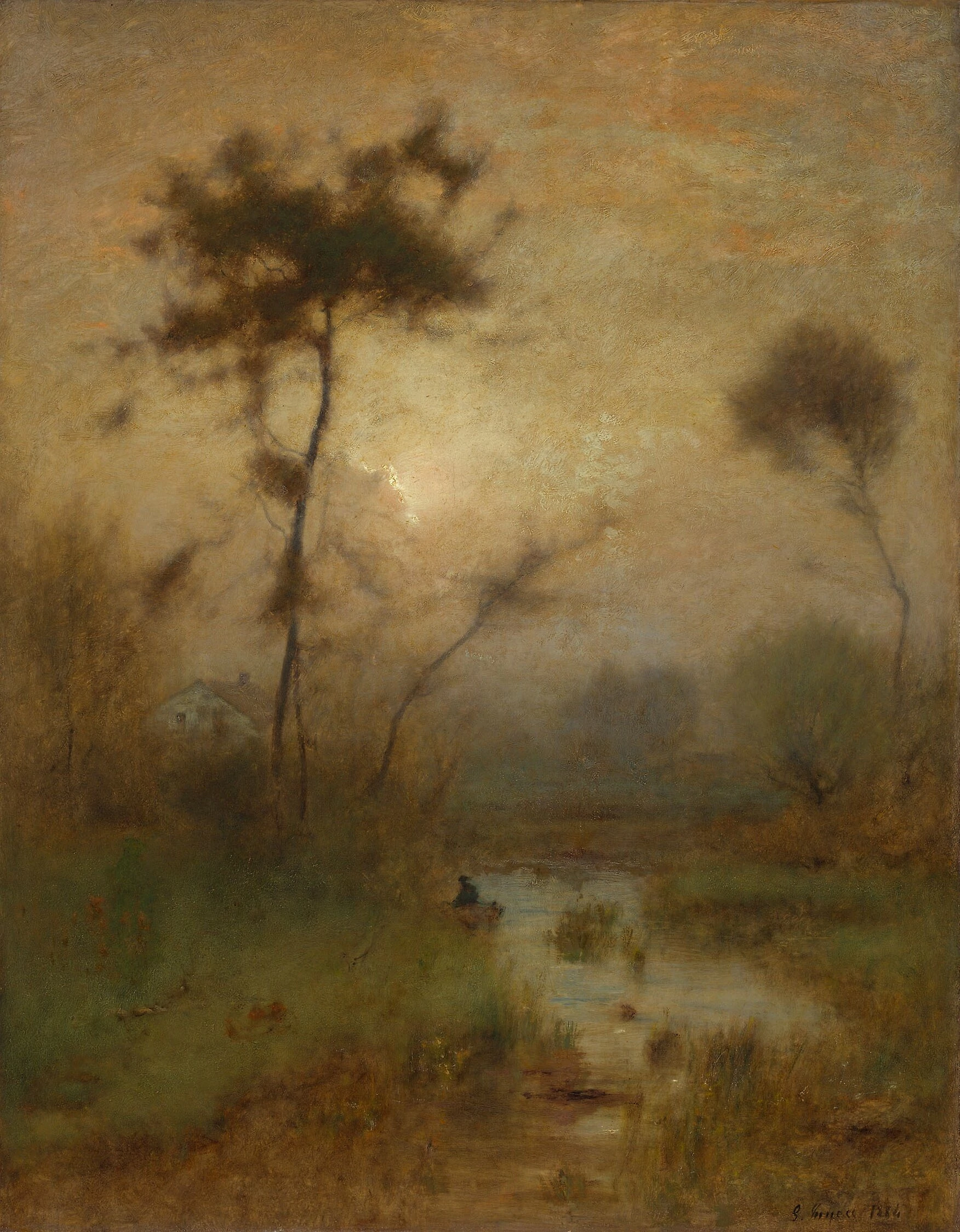 A Silver Morning, George Inness