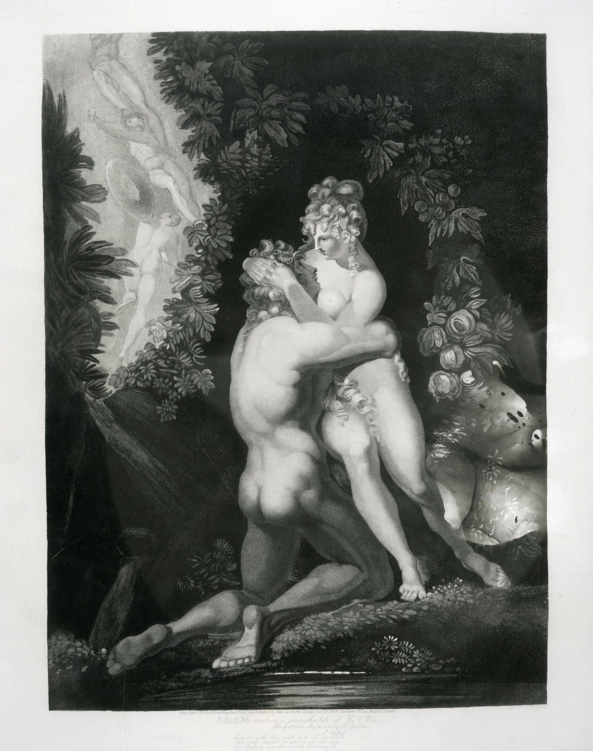 Adam resolved to share the fate of Eve, Moses Haughton the Younger