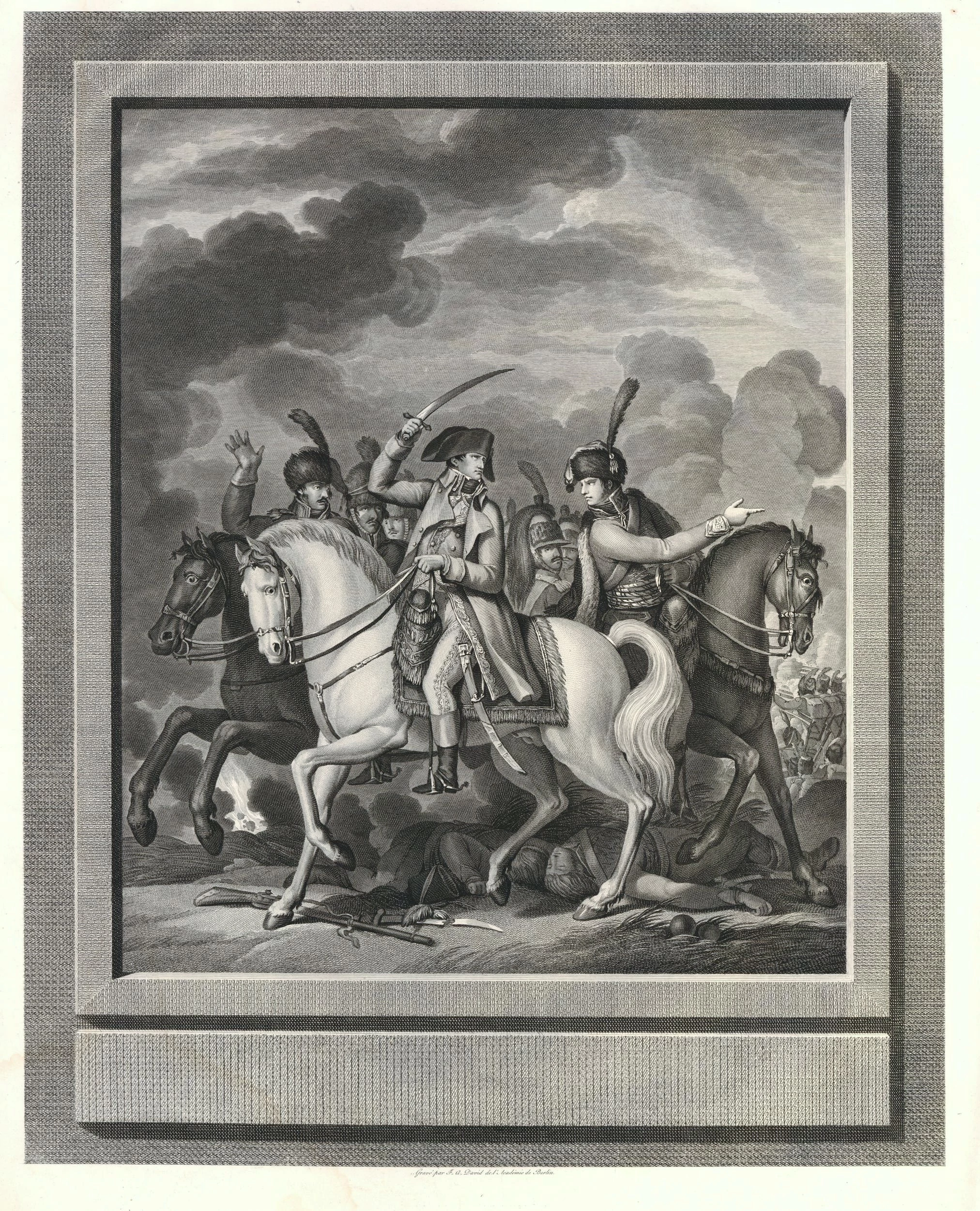 Napoleon at the battle of Marengo, François Anne David