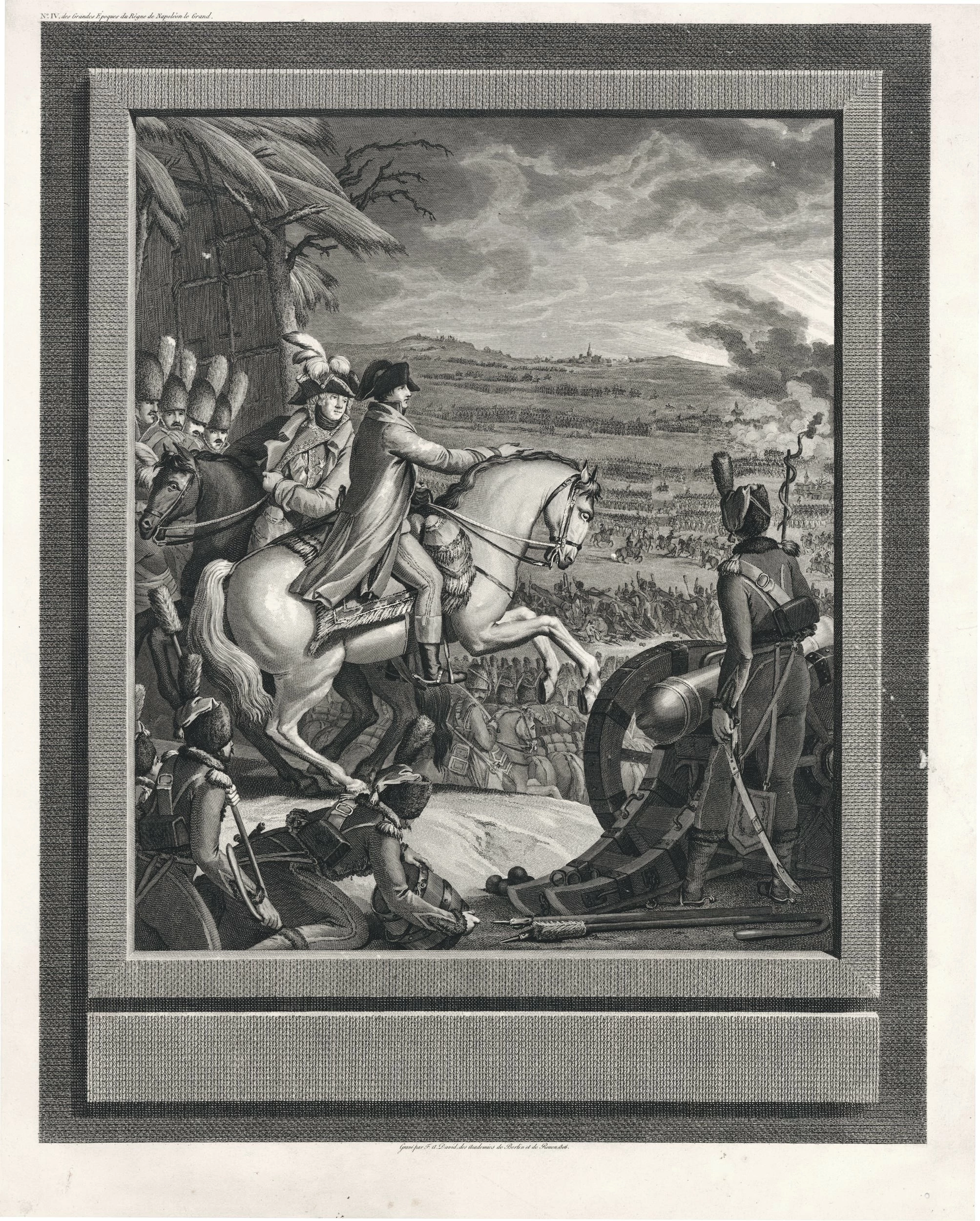 Napoleon at the battle of Austerlitz, François Anne David