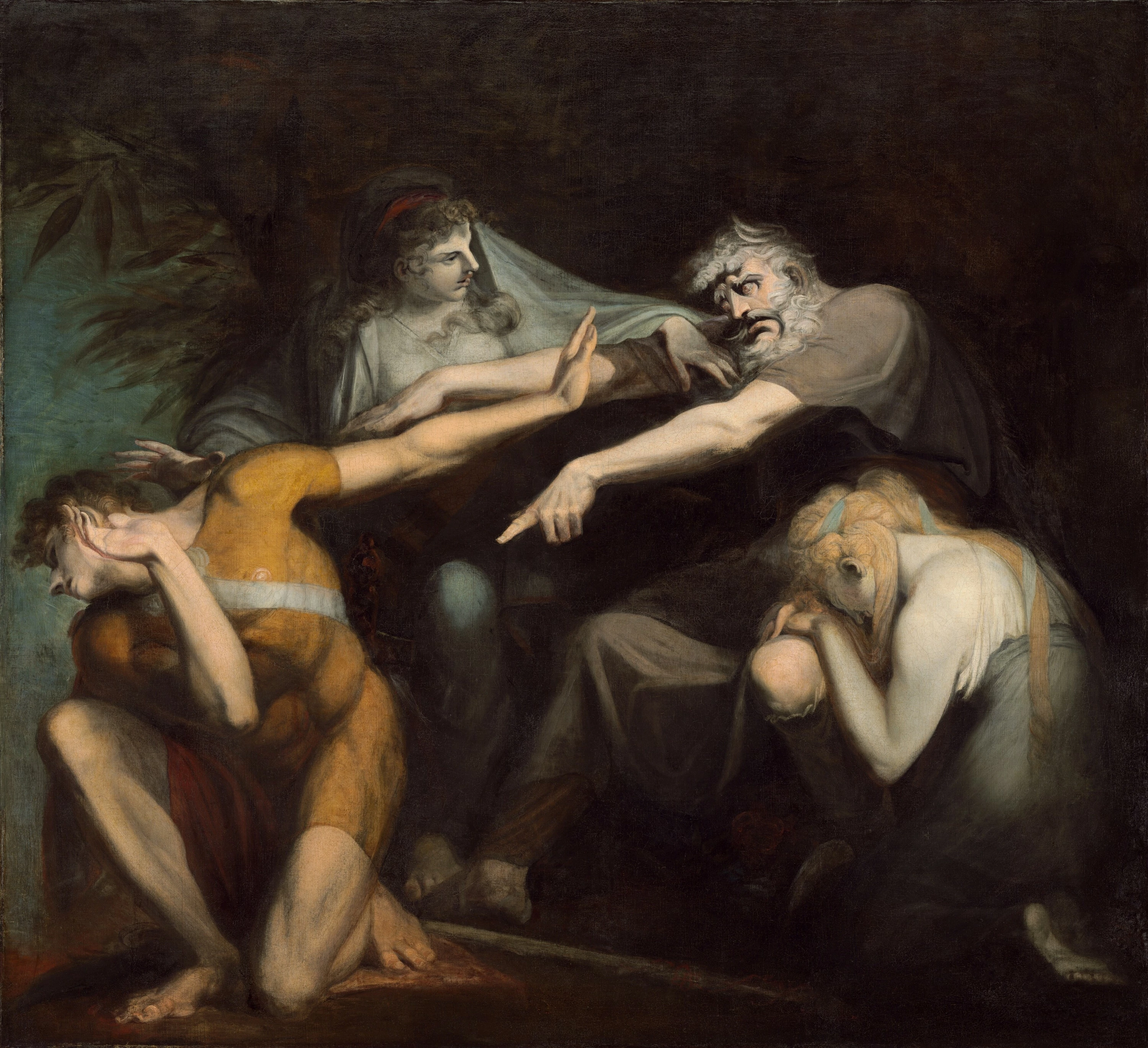 Oedipus Cursing His Son Polynices, Henry Fuseli