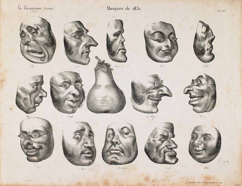 Masks of 1831 scale comparison