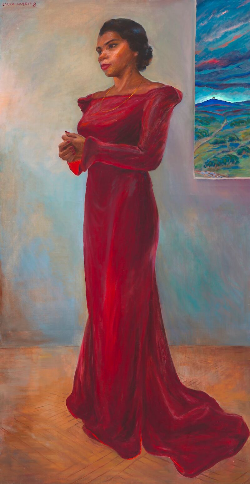 Portrait of Marian Anderson by Laura Wheeler Waring