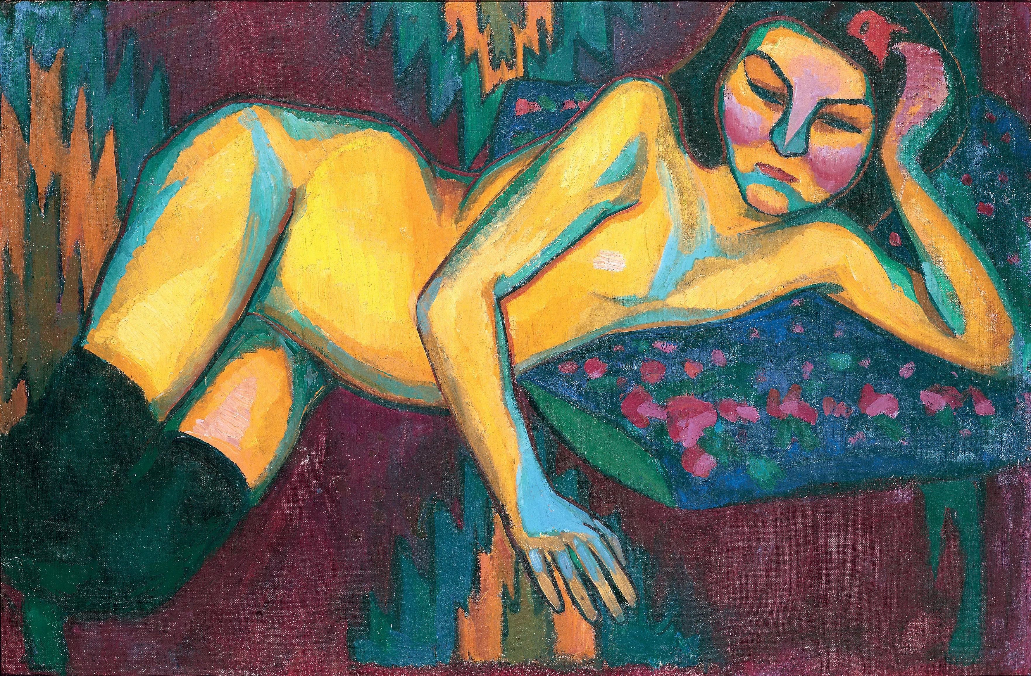 Nude in yellow, Sonia Delaunay
