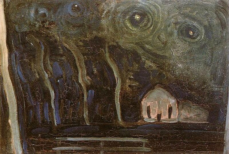 Night Landscape, Piet Mondrian