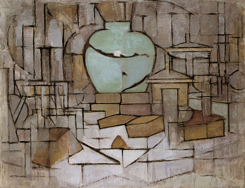 Still Life with Ginger Jar 2, Piet Mondrian