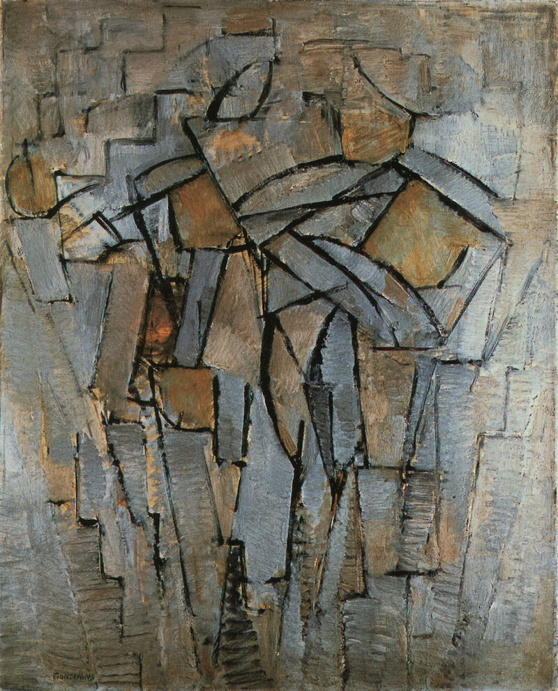 Composition in Grey Blue, Piet Mondrian