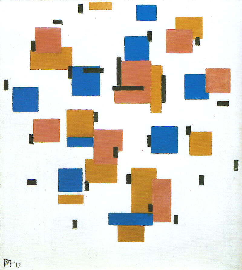 Composition with Colours B, Piet Mondrian