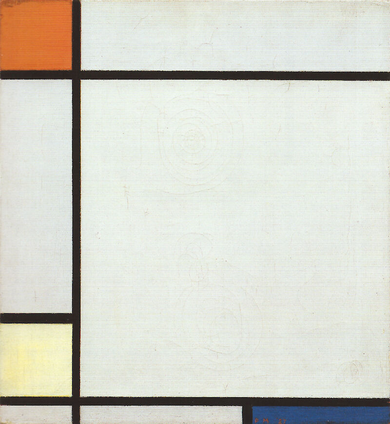 Composition with Red Yellow and Blue, Piet Mondrian