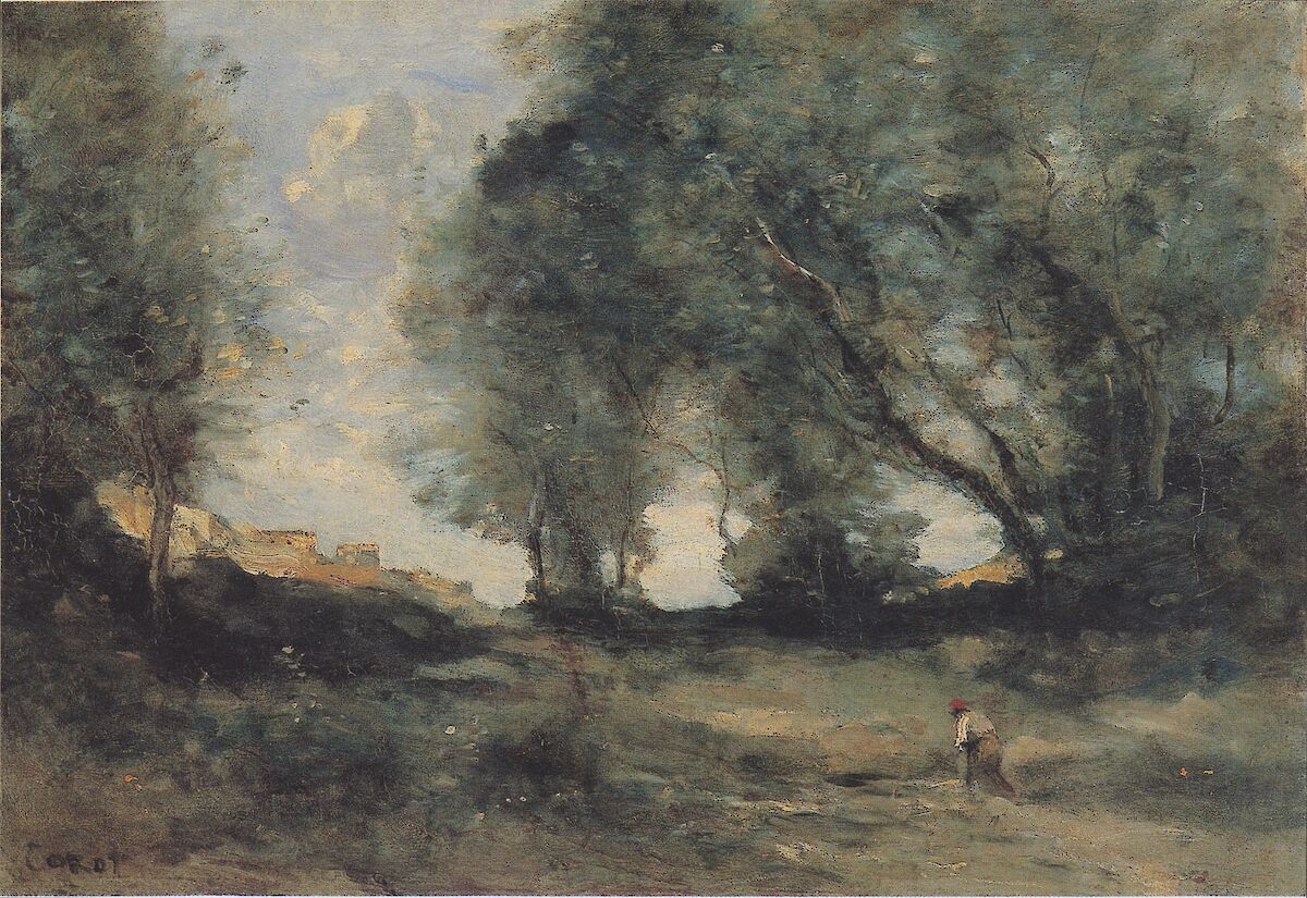 Landscape by Jean-Baptiste Camille Corot | Obelisk Art History