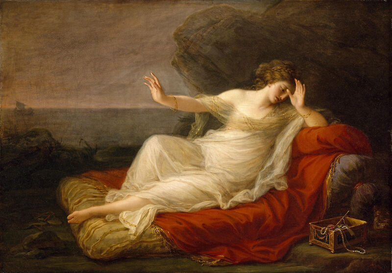 Ariadne Abandoned by Theseus scale comparison