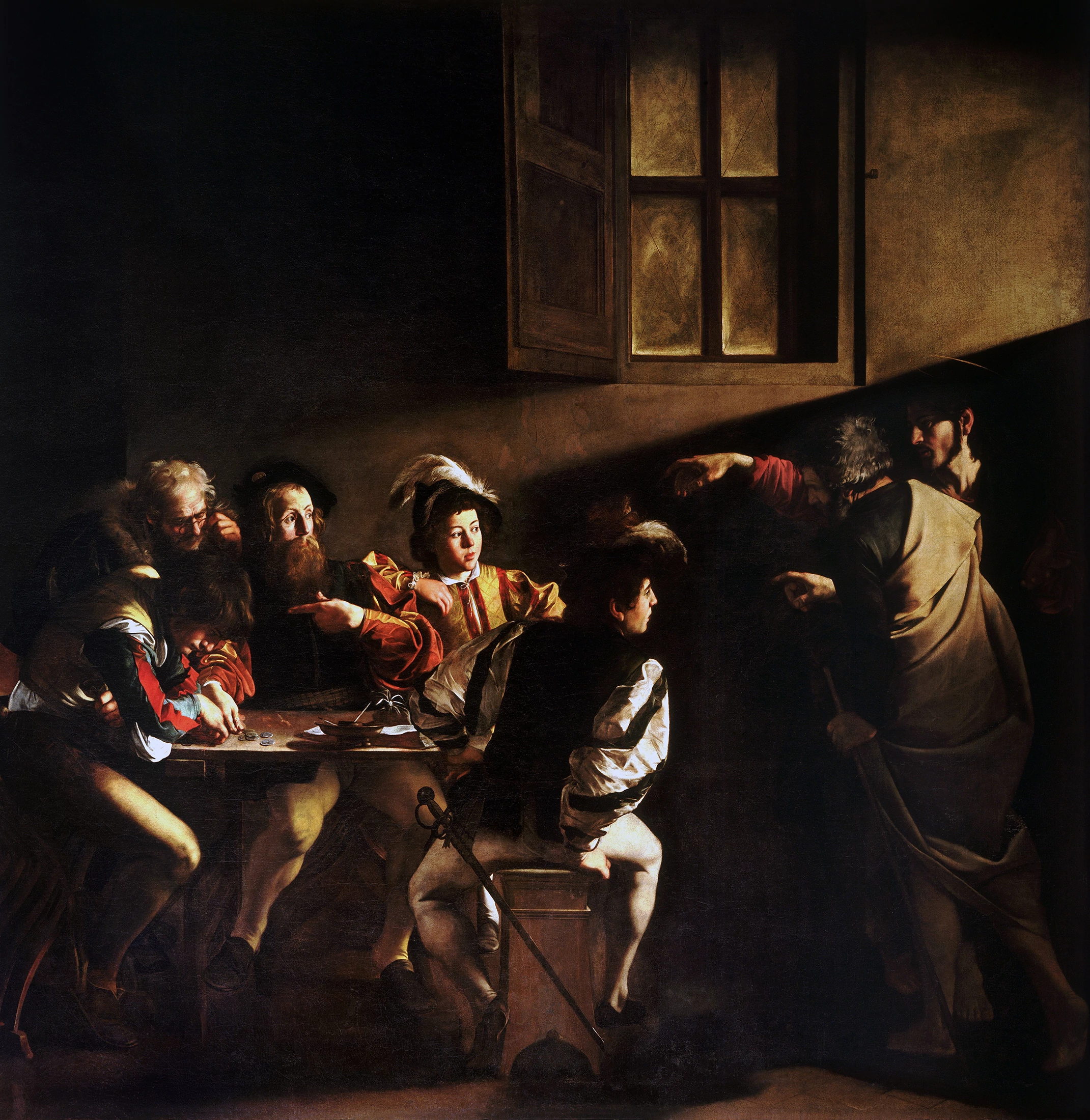 Calling of Saint Matthew, Caravaggio