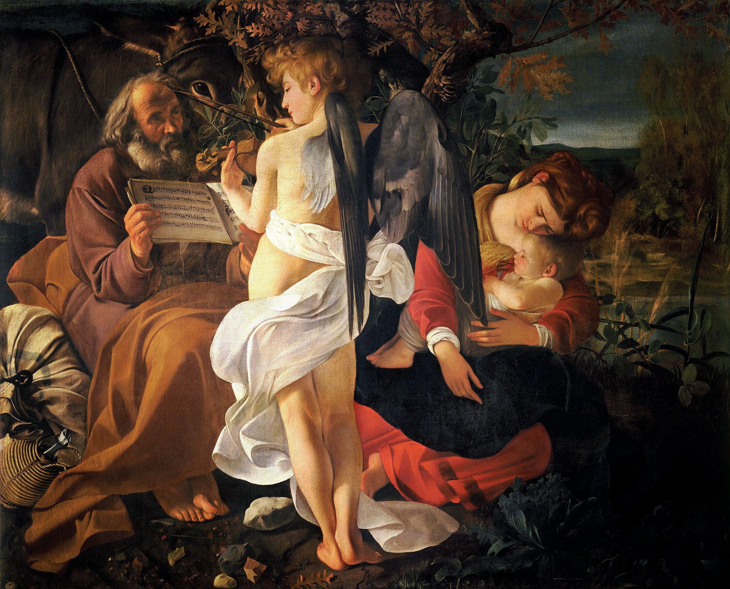 Rest on the Flight to Egypt, Caravaggio
