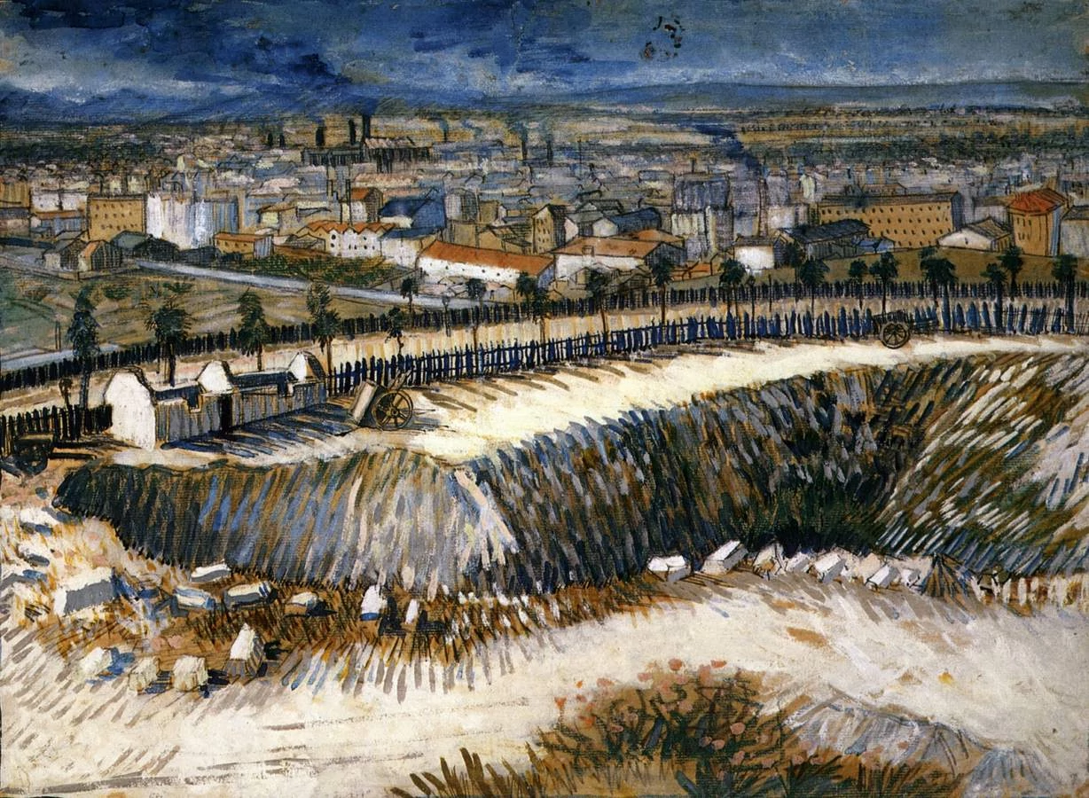 Outskirts of Paris near Montmartre, Vincent Van Gogh
