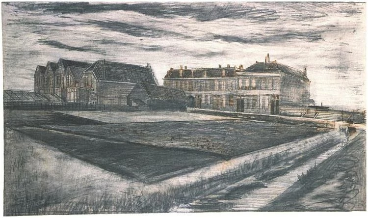 The Houses on Schenkweg where Van Gogh Lived, Vincent Van Gogh