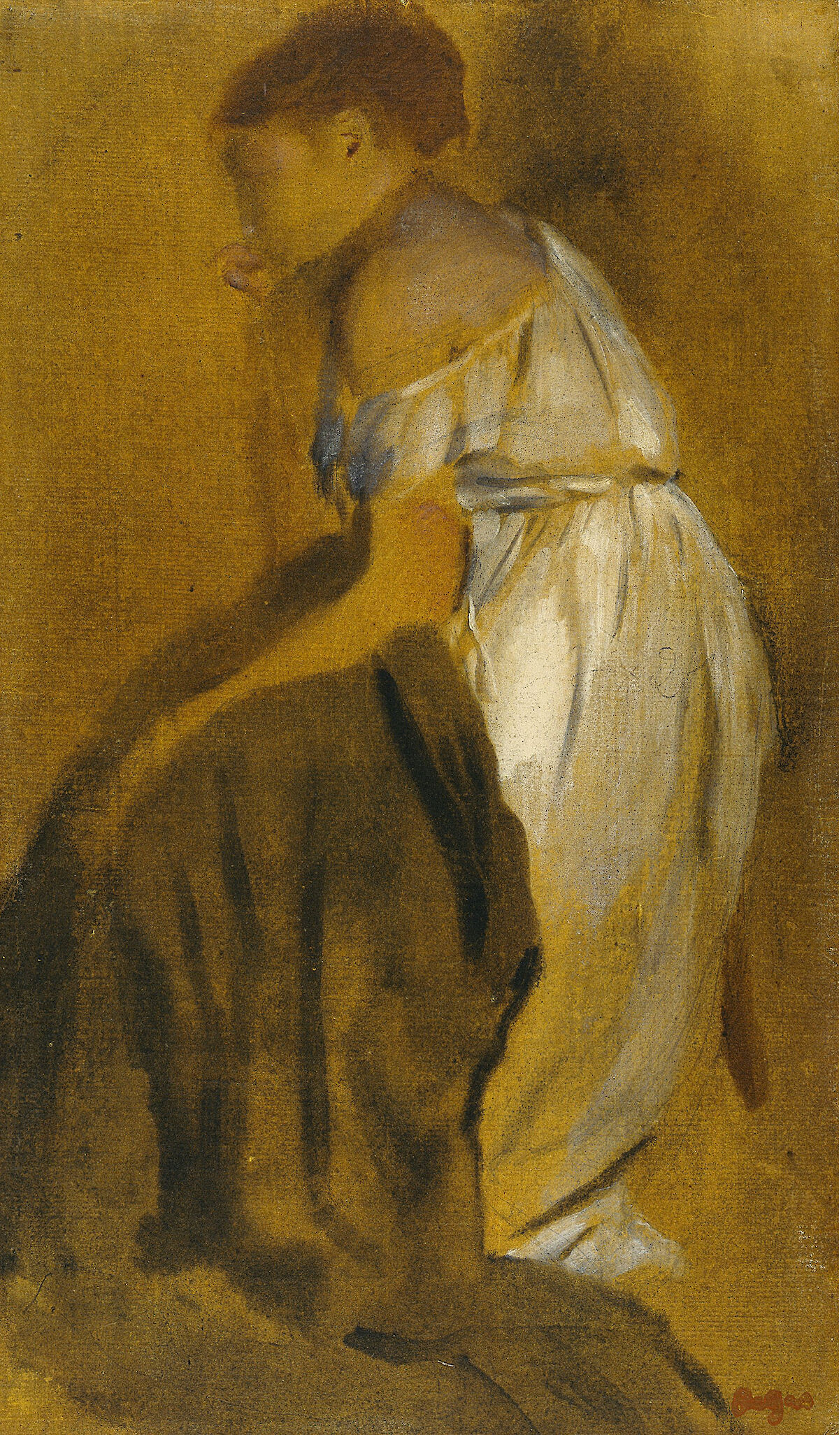 Study of a Seated Woman by Edgar Degas | Obelisk Art History