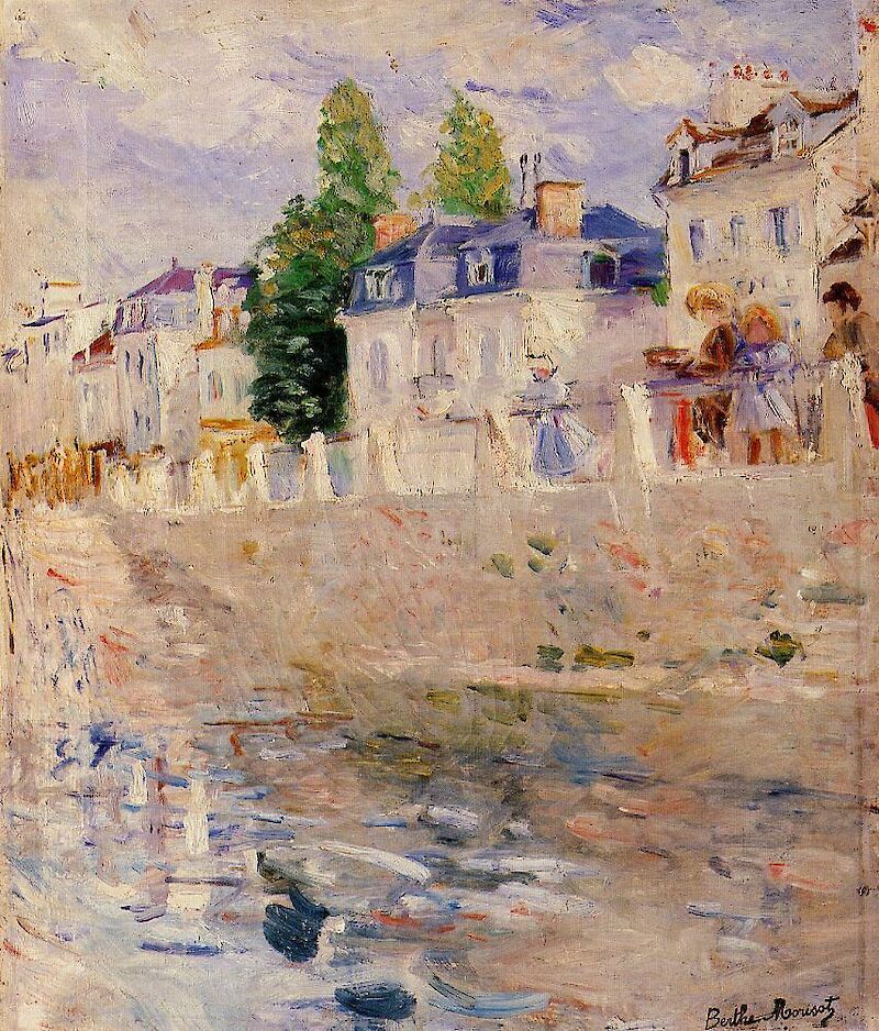 The Quay at Bougival, Berthe Morisot