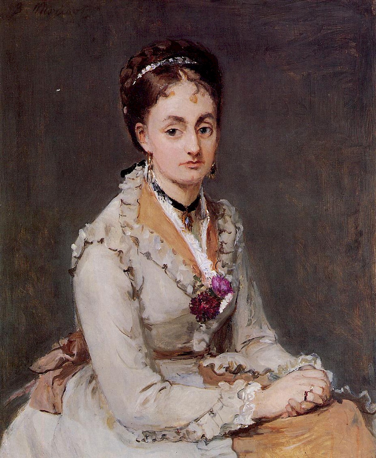 Portrait of Edma Pontillon by Berthe Morisot Obelisk Art