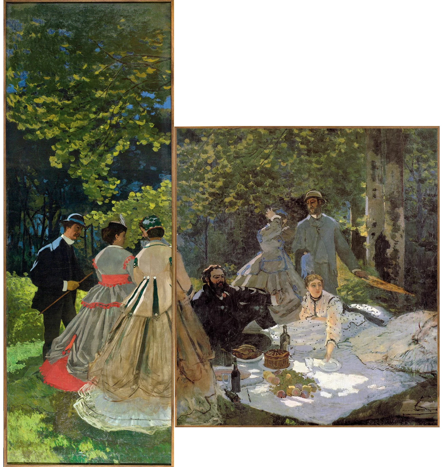 Luncheon on the Grass, Claude Monet