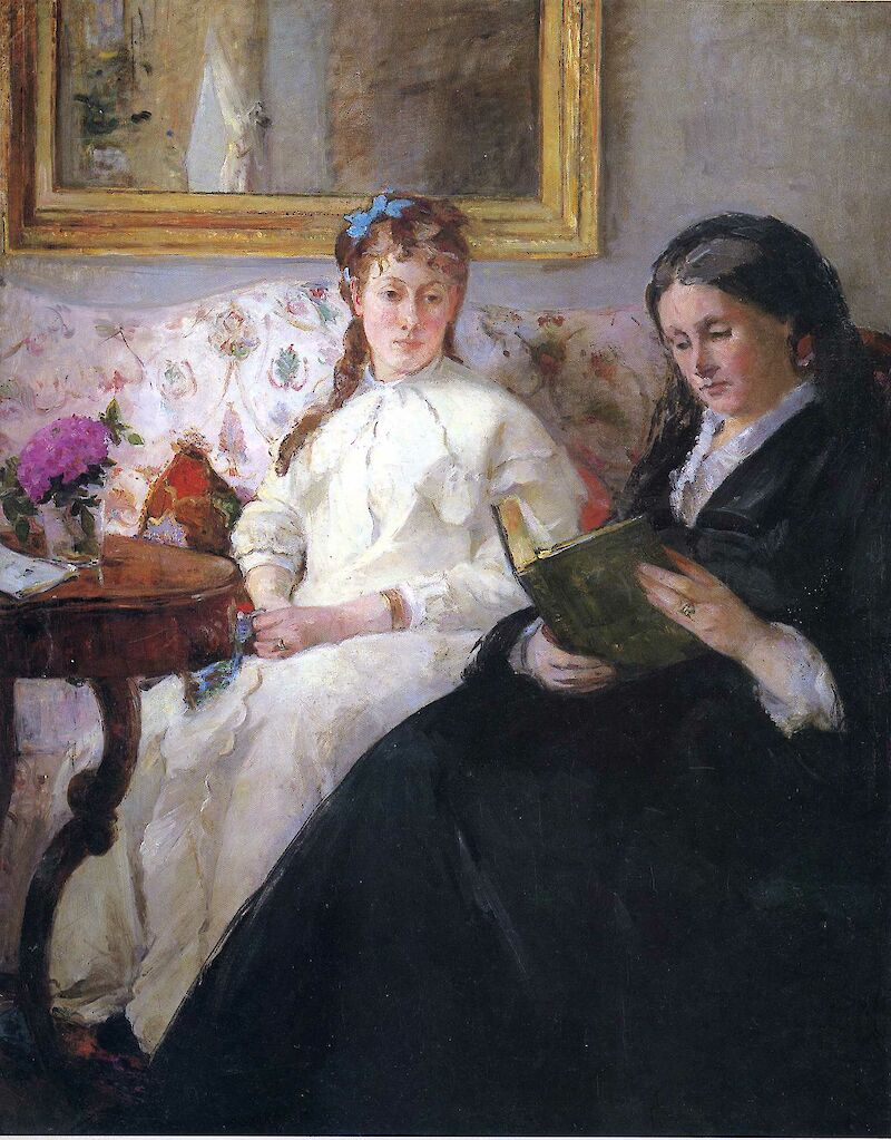 Portrait of the Artist's Mother and Sister, Berthe Morisot