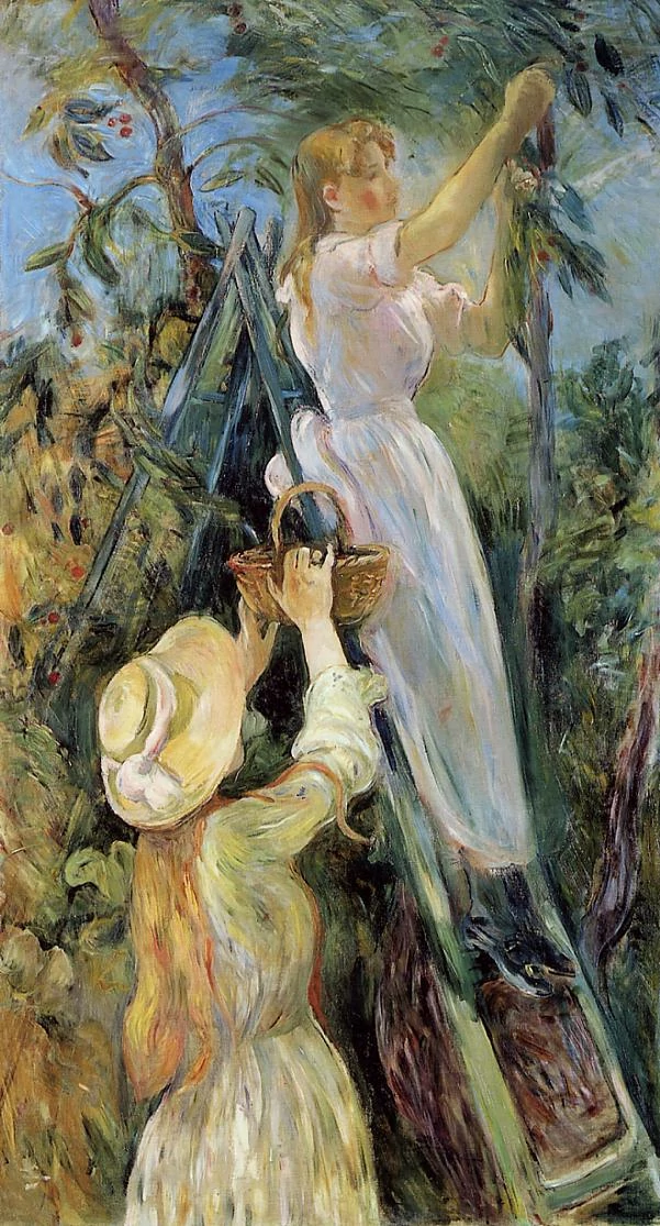 The Cherry Picker, Berthe Morisot