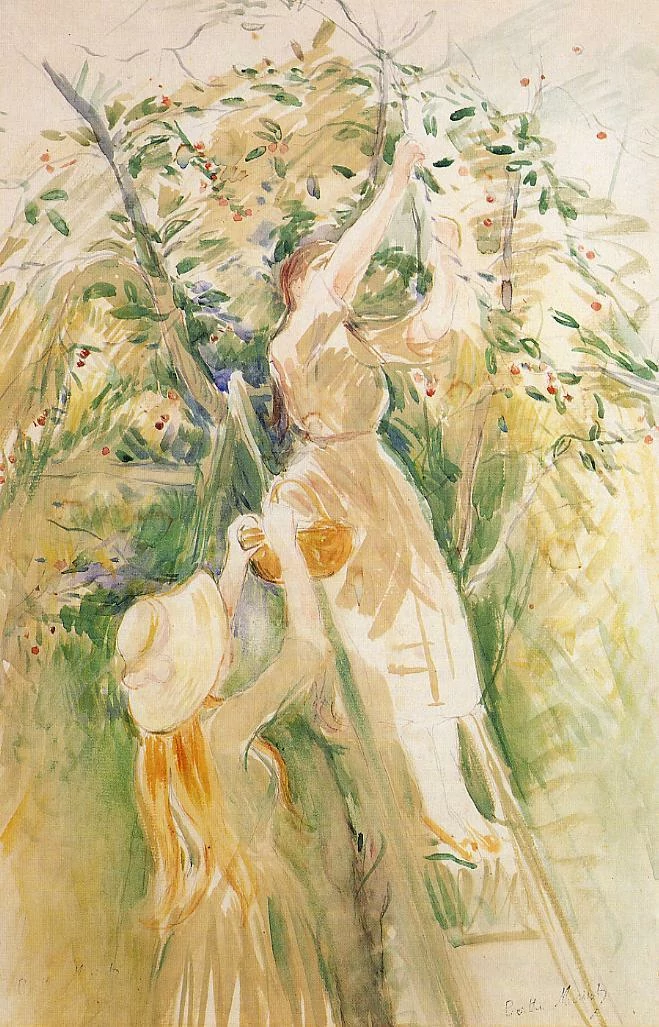The Cherry Tree (Study), Berthe Morisot