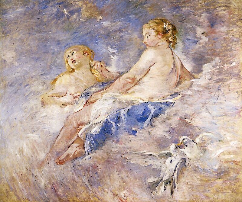 Venus at the Forge of Vulcan (after Boucher), Berthe Morisot