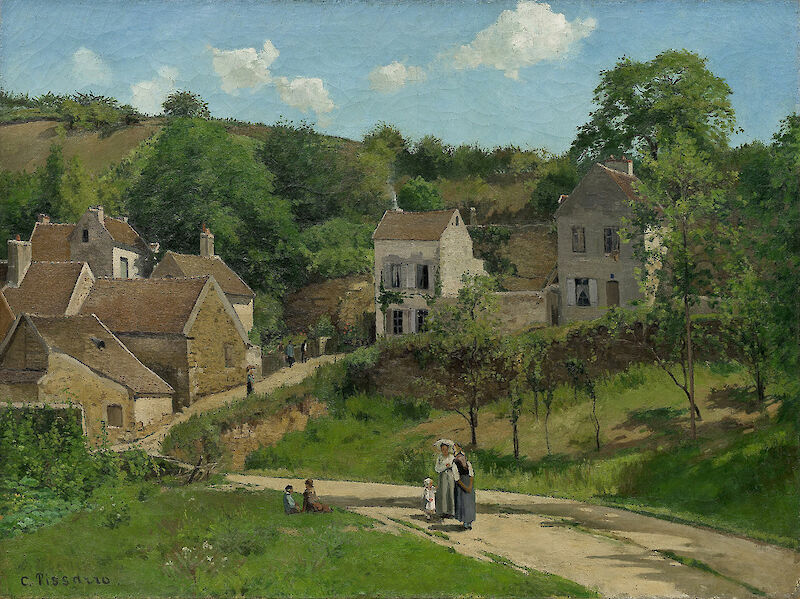 L'Hermitage à Pontoise, Camille Pissarro