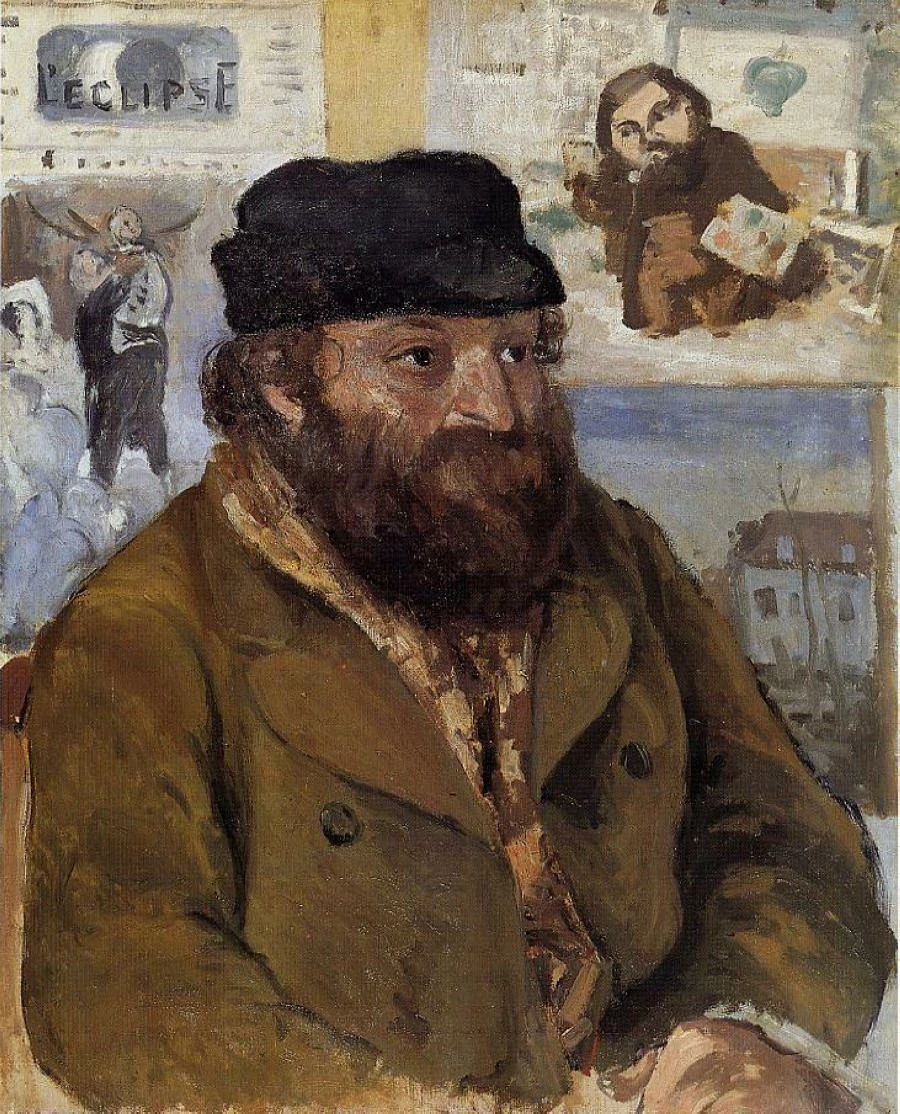 Portrait of Cézanne, Camille Pissarro