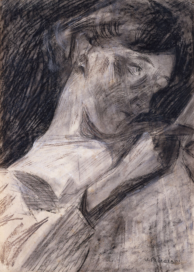 Young Woman Reading (Ines), Umberto Boccioni