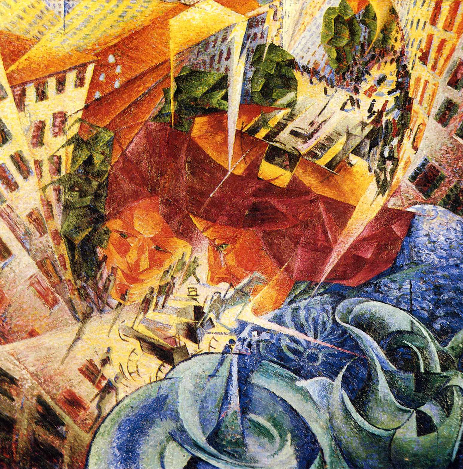 Simultaneous Visions, Umberto Boccioni