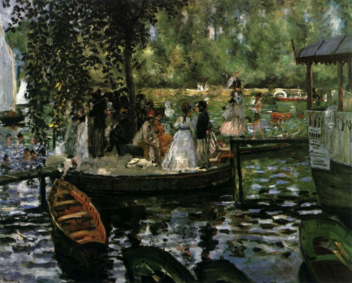 La Grenouillère by PierreAuguste Renoir Obelisk Art History