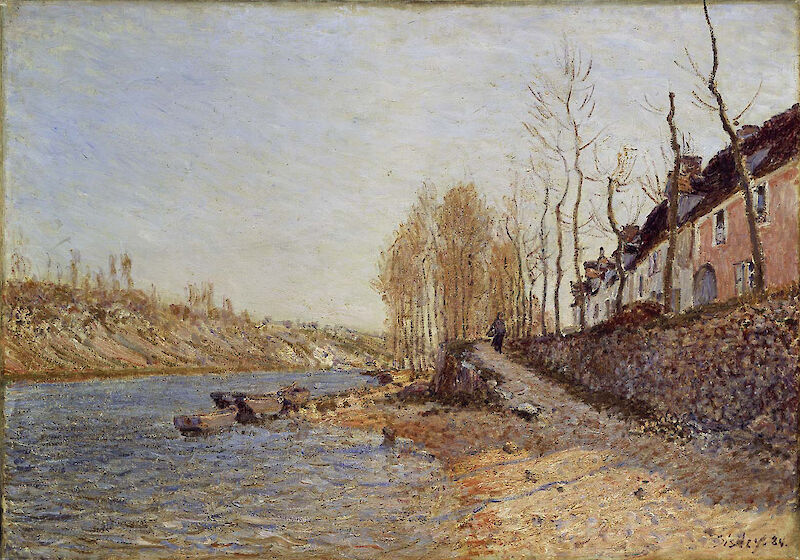 La Croix-Blanche at Saint-Mammès, Alfred Sisley
