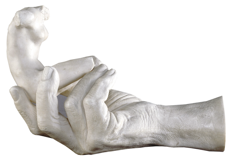 Hand of Rodin with a Female Figure, François Auguste René Rodin