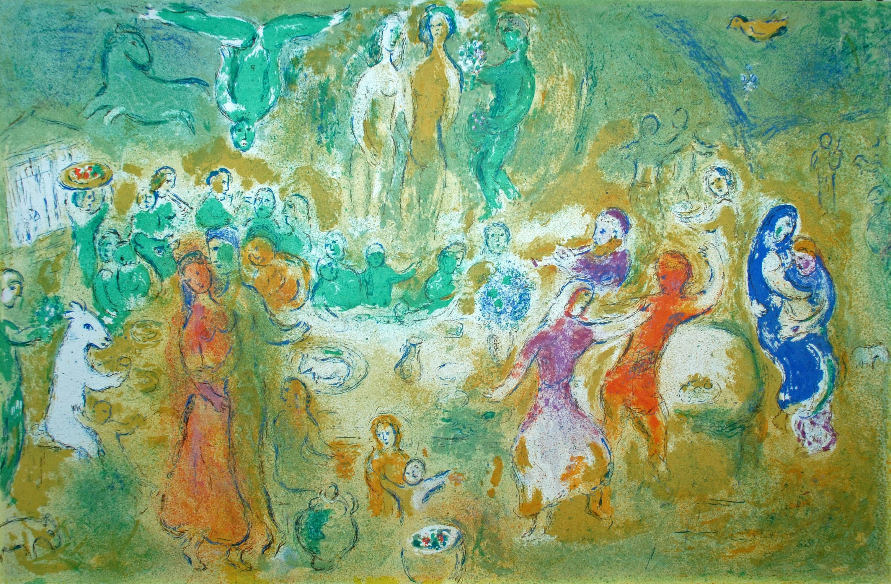 Wedding Feast in the Nymphs Grotto, Marc Chagall