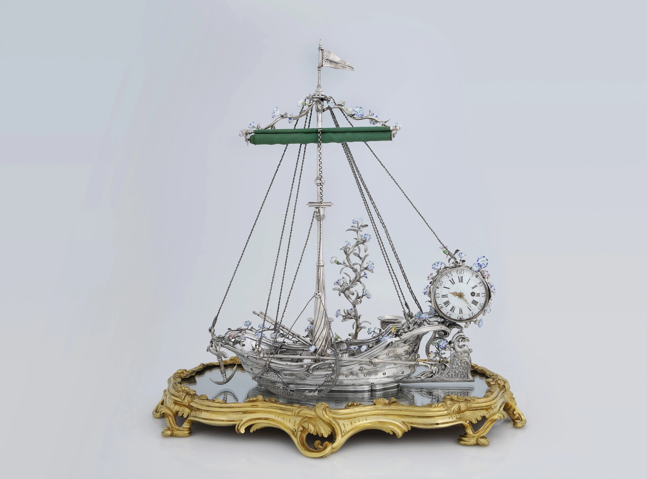 Inkpot and Desk Clock, François-Thomas Germain