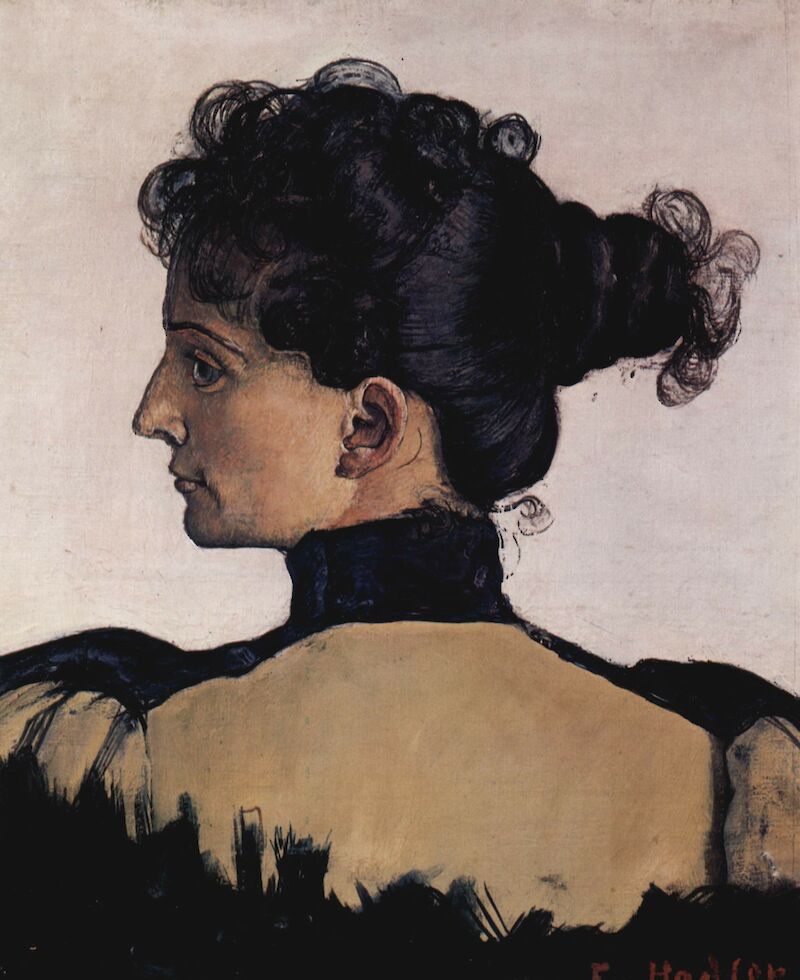 Portrait of Berthe Jacques (Wife of the Artist), Ferdinand Hodler