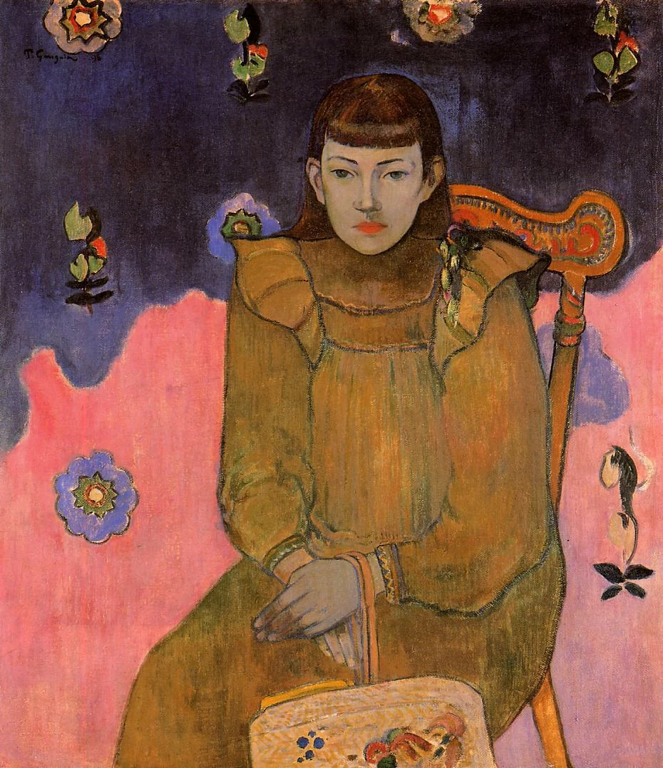 Portrait of a Young Woman - Vaite Jeanne Goupil, Paul Gauguin