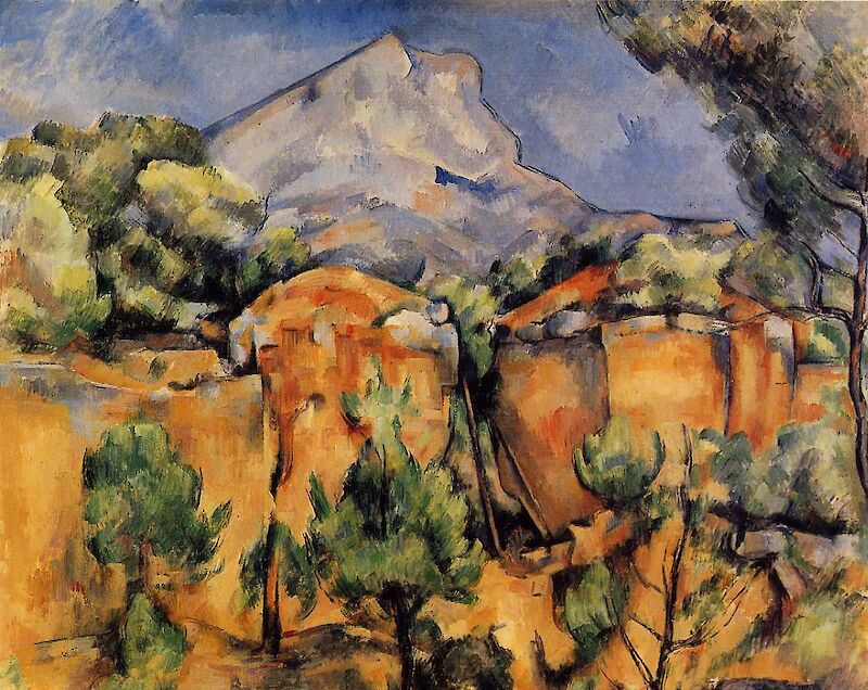 Mont Sainte-Victoire Seen from the Bibemus Quarry, Paul Cézanne