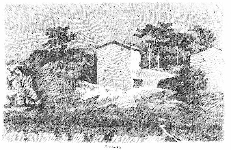 Houses of Campiaro in Grizzana, Giorgio Morandi