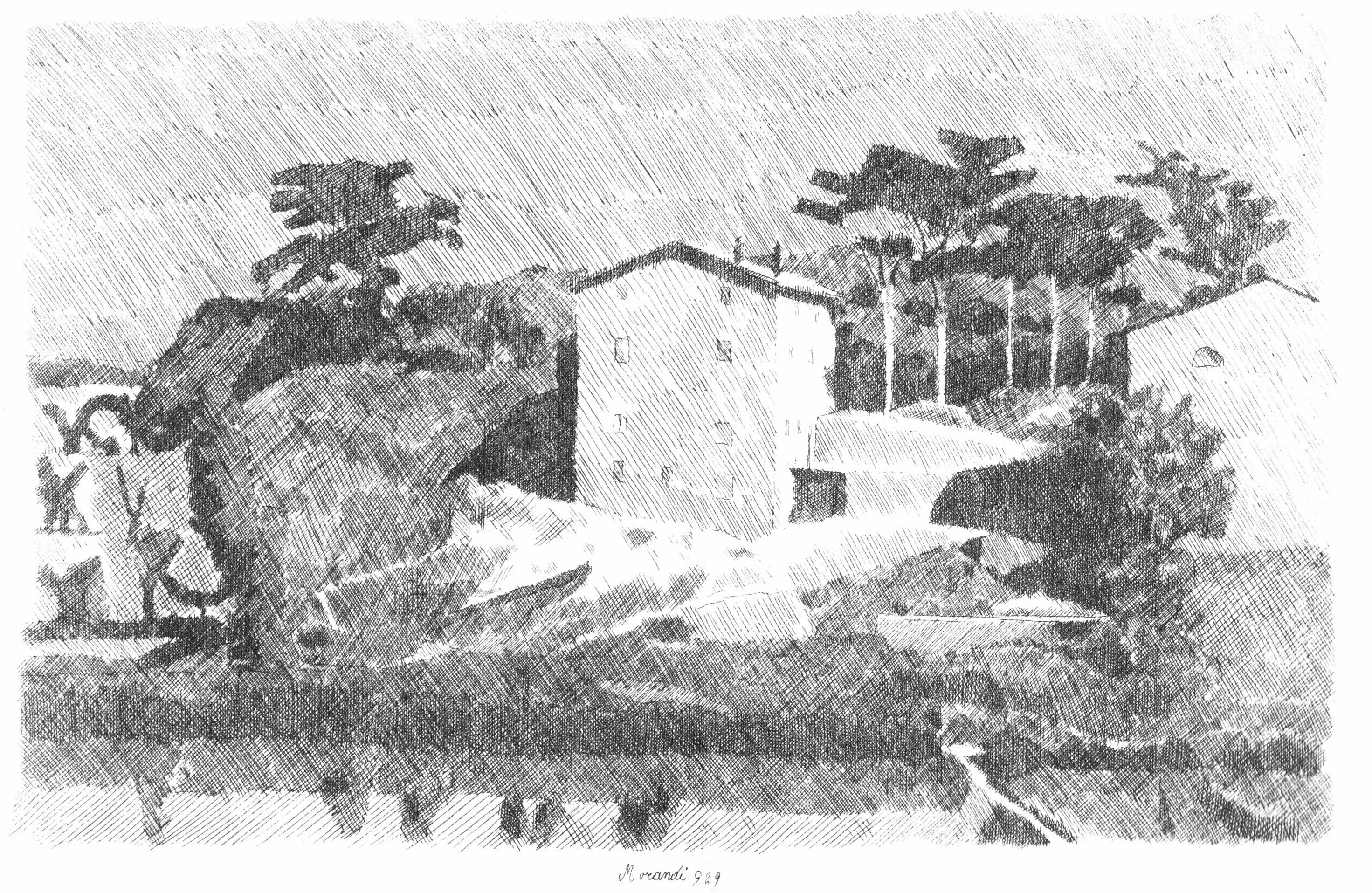 Houses of Campiaro in Grizzana, Giorgio Morandi