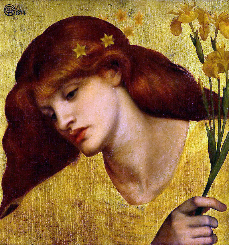 Sancta Lilias, Dante Gabriel Rossetti