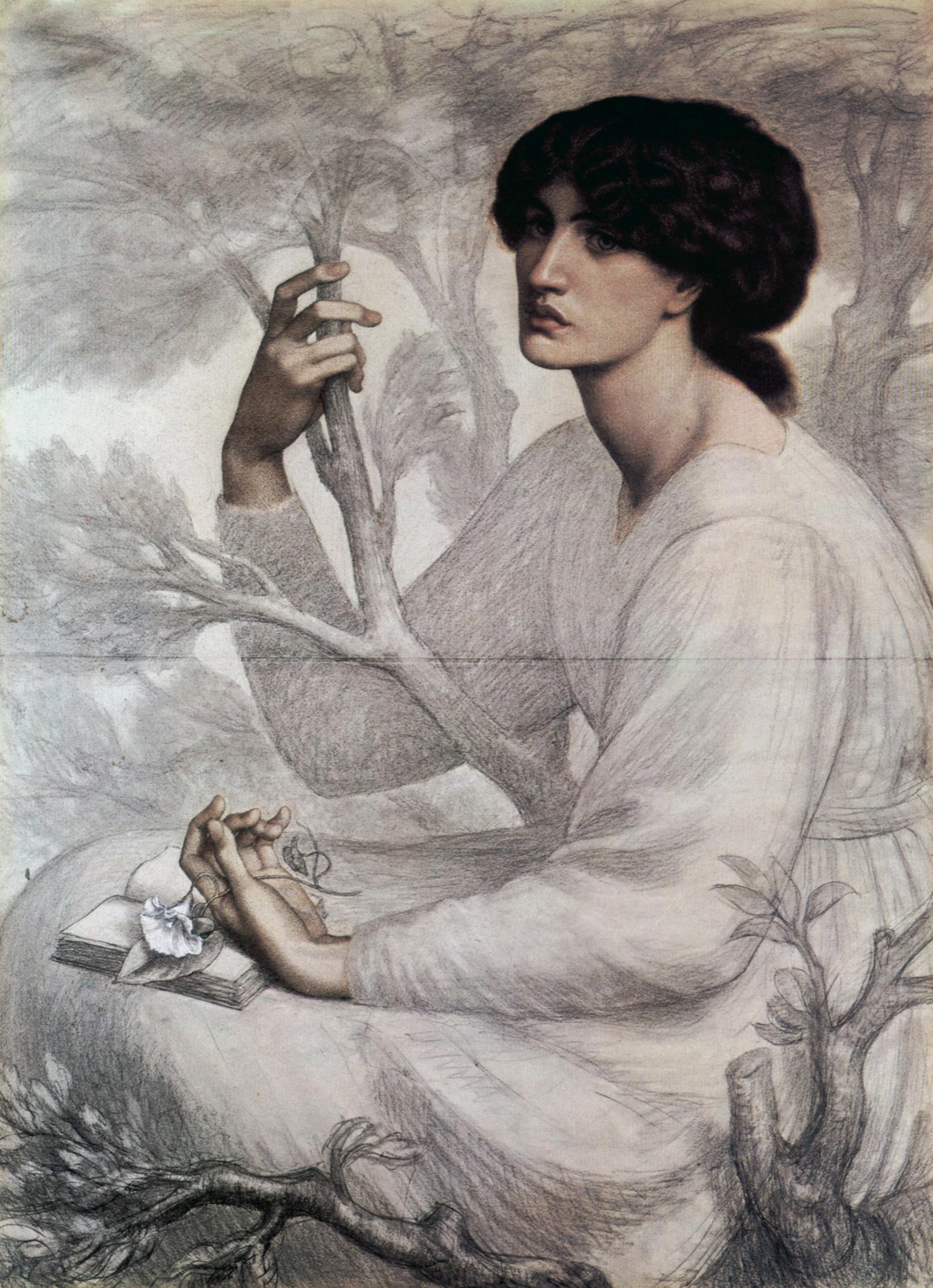 The Day Dream (Study), Dante Gabriel Rossetti