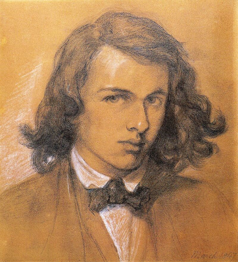 Self Portrait, Dante Gabriel Rossetti