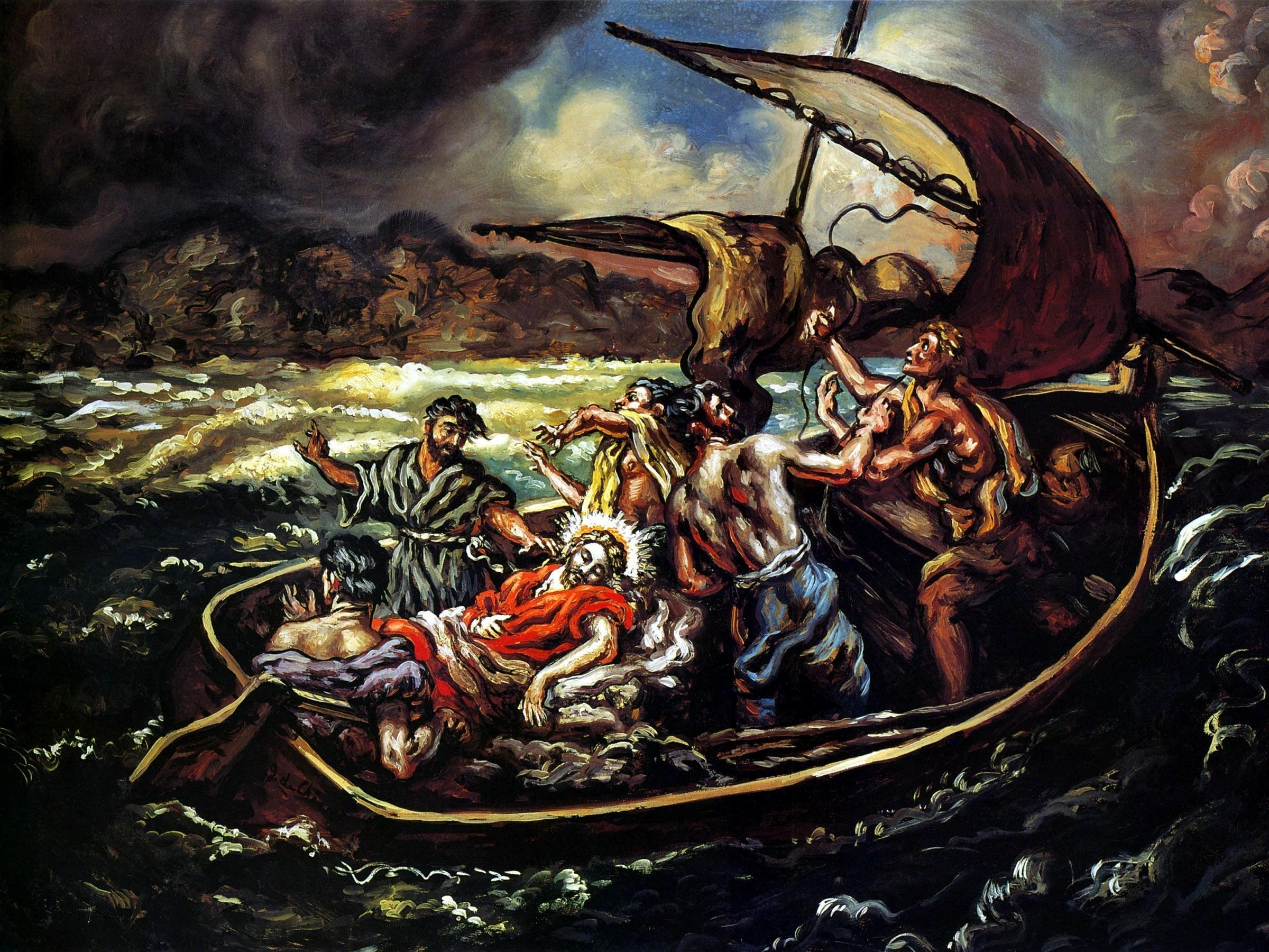 Christ and the Storm, Giorgio de Chirico