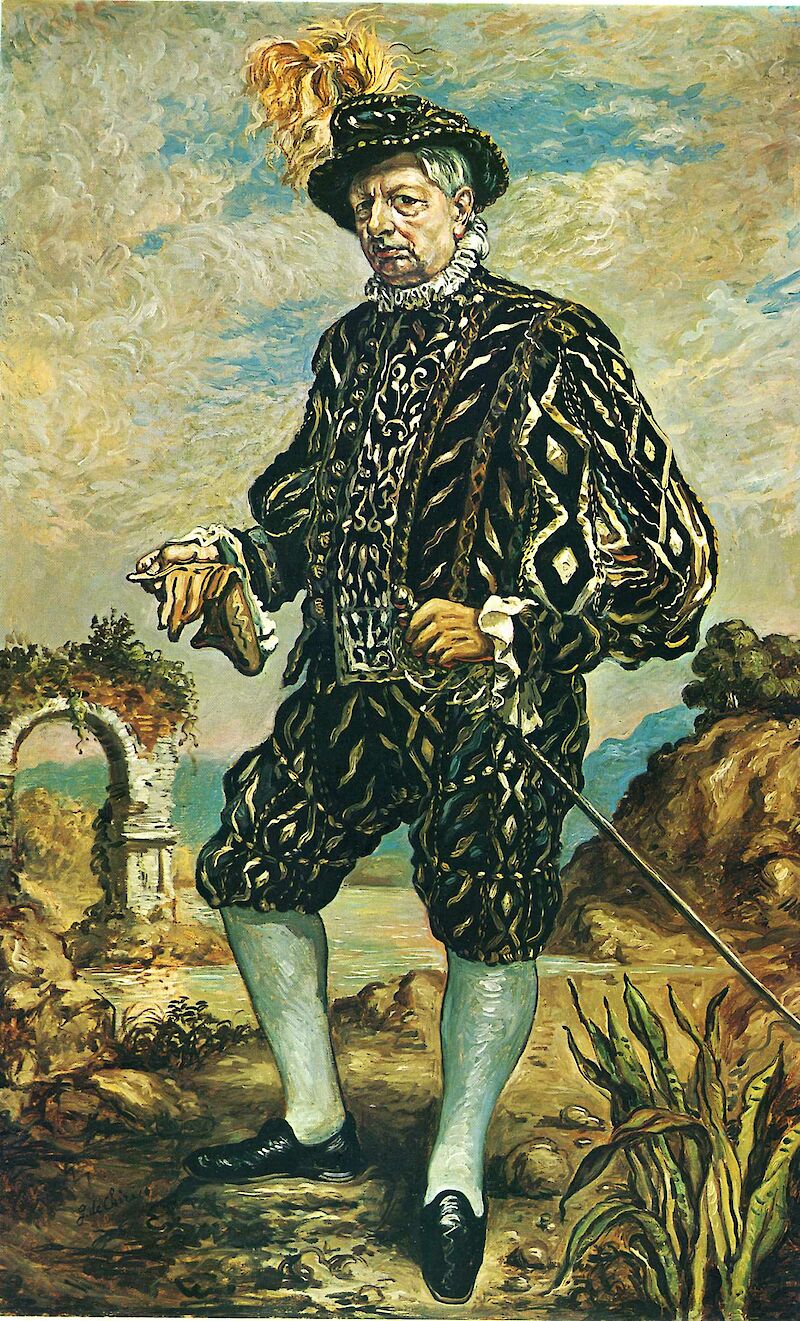 Self Portrait in Black Costume, Giorgio de Chirico