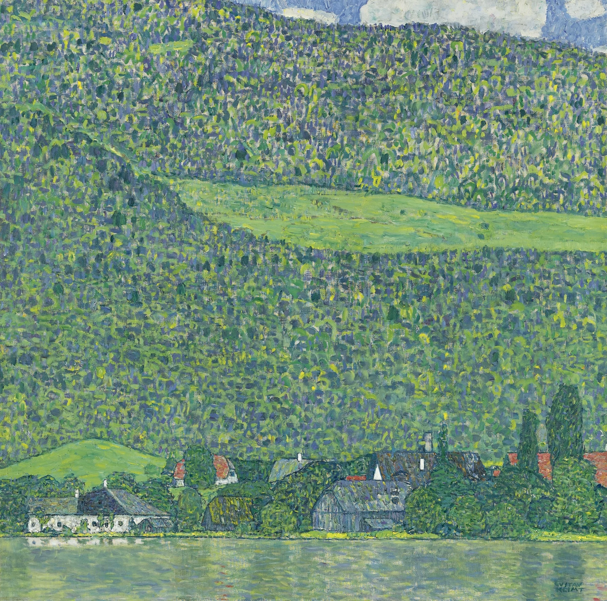 Litzlberg on the Attersee, Gustav Klimt