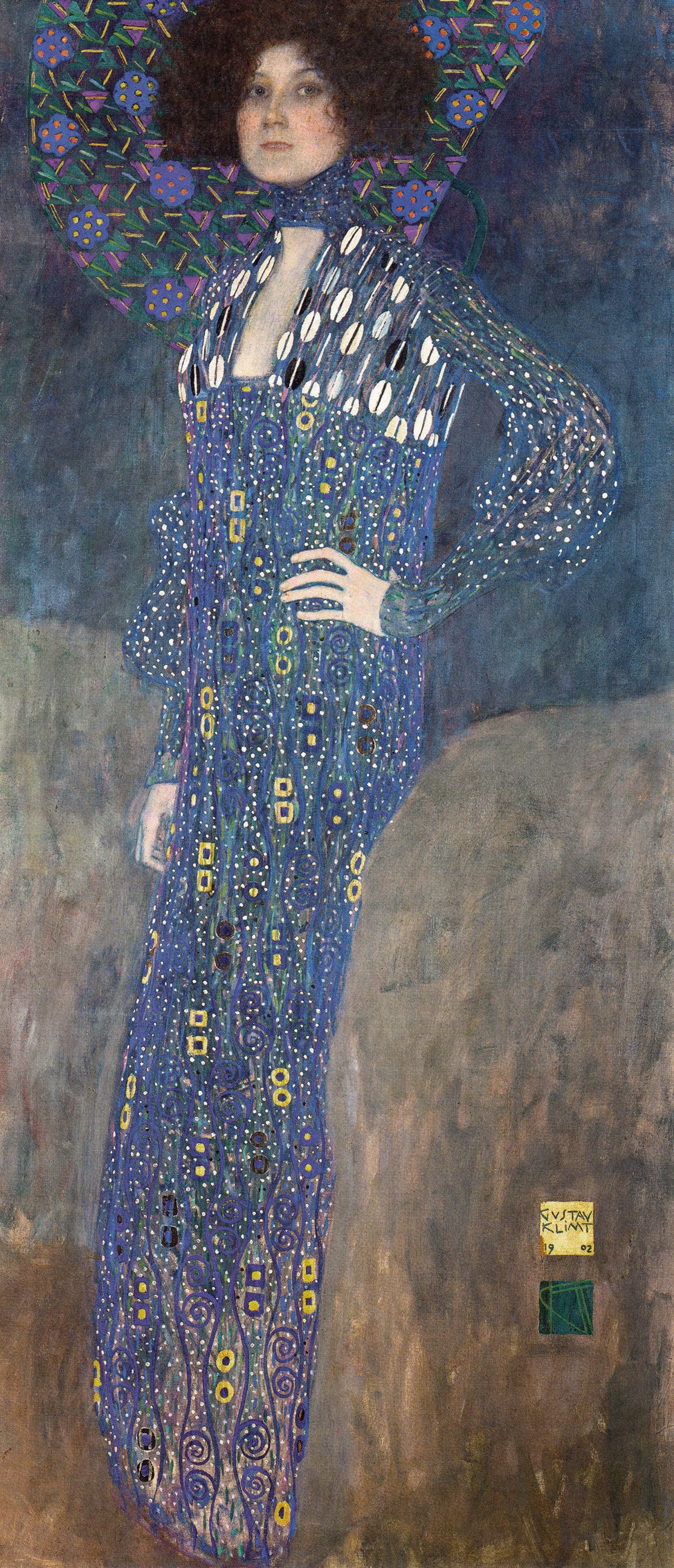 Portrait of Emilie Flöge, Gustav Klimt