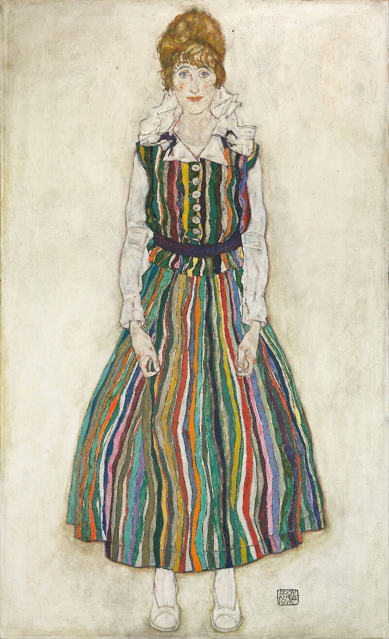 Portrait of Edith, The Artist's Wife scale comparison